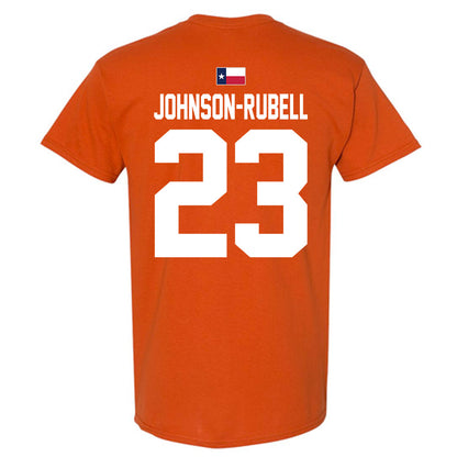 Texas - NCAA Football : Jordon Johnson-Rubell - Hook 'Em T-Shirt-1
