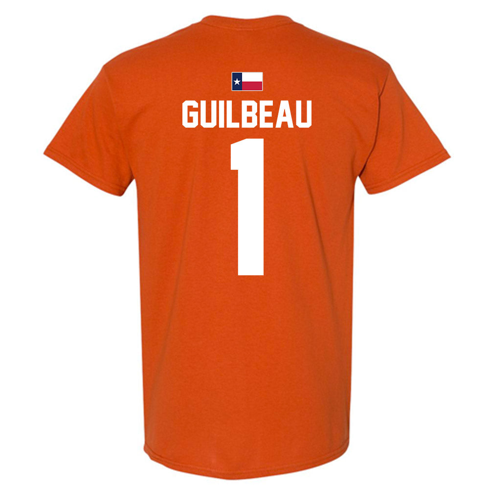 Texas - NCAA Football : Jaylon Guilbeau - Hook 'Em T-Shirt-1