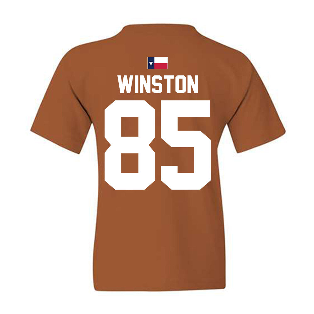 Texas - NCAA Football : Emaree Winston - Hook 'Em Youth T-Shirt-1