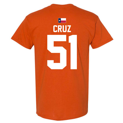 Texas - NCAA Football : Daniel Cruz - Hook 'Em T-Shirt-1