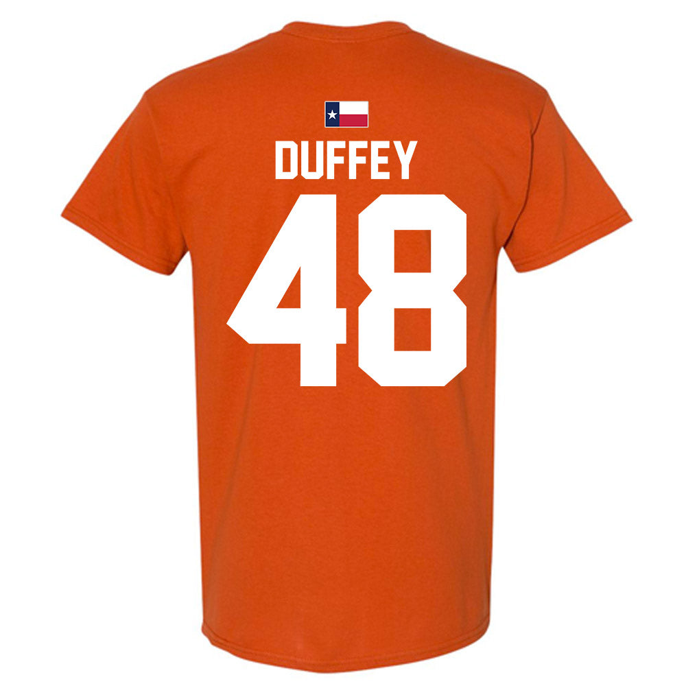 Texas - NCAA Football : Jackson Duffey - Hook 'Em T-Shirt-1