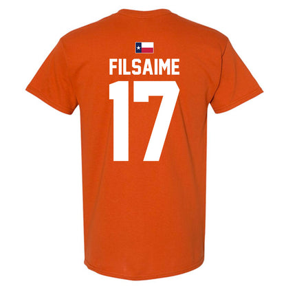 Texas - NCAA Football : Xavier Filsaime - Hook 'Em T-Shirt-1