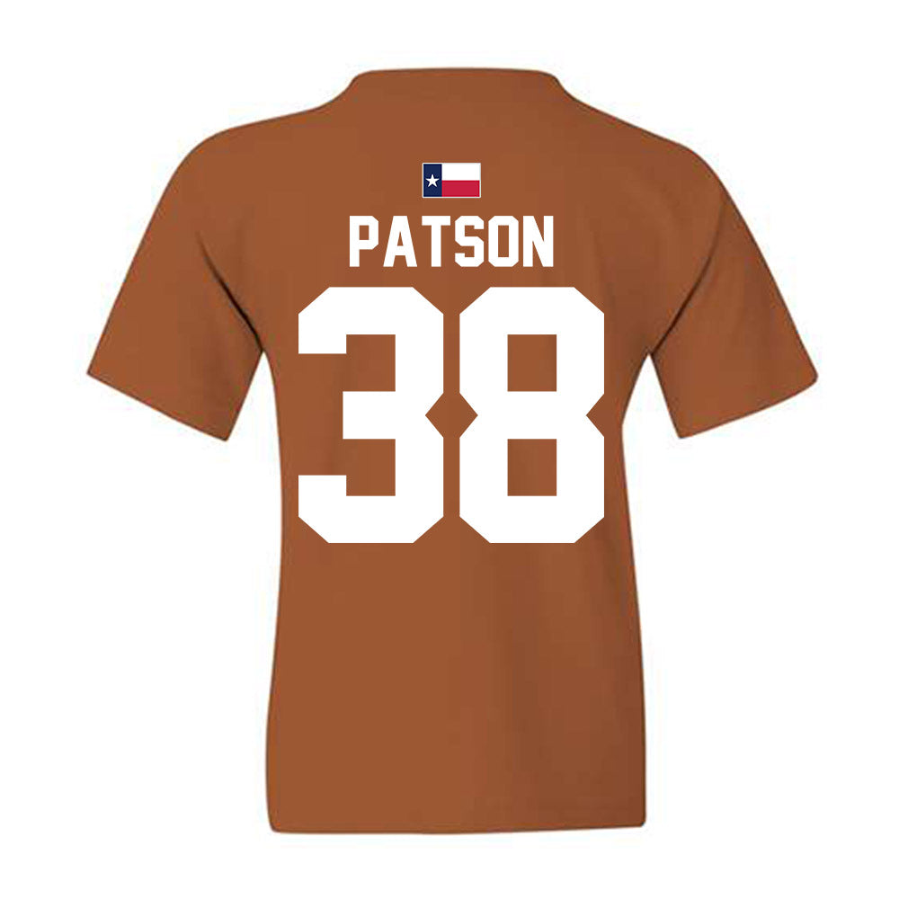 Texas - NCAA Football : Remy Patson - Hook 'Em Youth T-Shirt-1