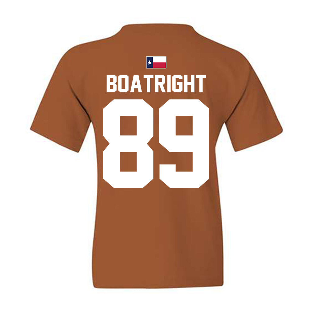 Texas - NCAA Football : Ty Boatright - Hook 'Em Youth T-Shirt-1