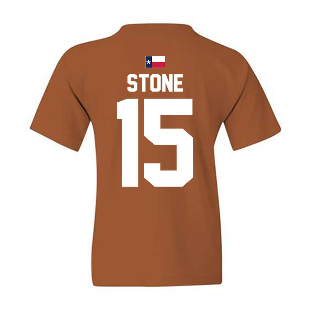 Texas - NCAA Football : Will Stone - Hook 'Em Youth T-Shirt-1
