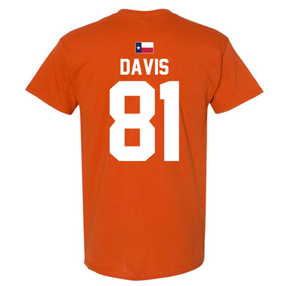 Texas - NCAA Football : Juan Davis - Hook 'Em T-Shirt-1