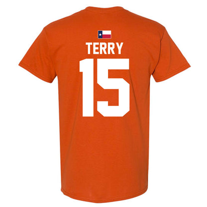 Texas - NCAA Football : Justus Terry - Hook 'Em T-Shirt-1