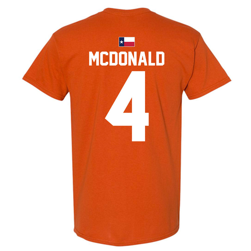 Texas - NCAA Football : Jelani Mcdonald - Hook 'Em T-Shirt-1