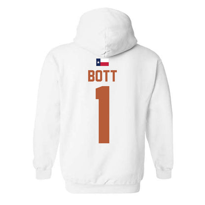 Texas - NCAA Men's Basketball : Cole Bott - Hook 'Em Hooded Sweatshirt-1