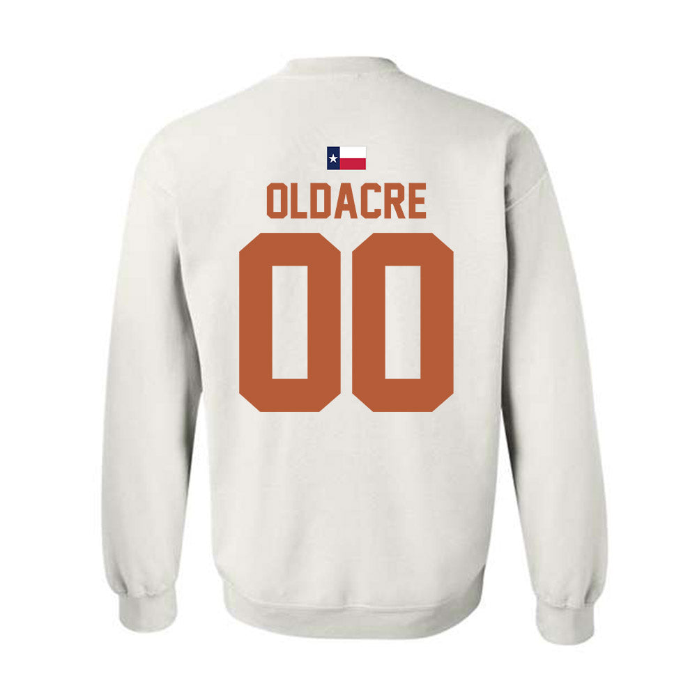 Texas - NCAA Women's Basketball : Kyla Oldacre - Hook 'Em Crewneck Sweatshirt-1
