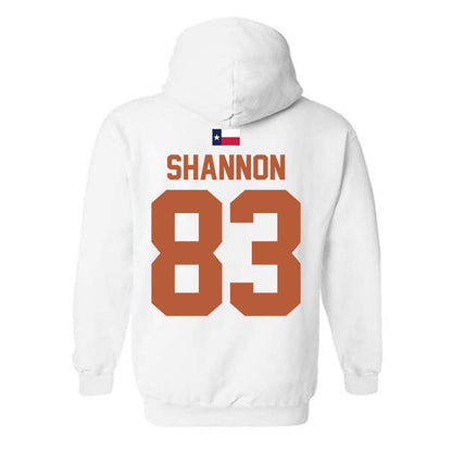 Texas - NCAA Football : Spencer Shannon - Hook 'Em Hooded Sweatshirt-1