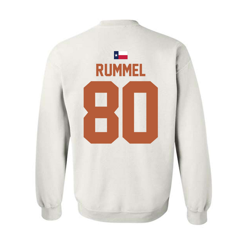 Texas - NCAA Baseball : Cooper Rummel - Hook 'Em Crewneck Sweatshirt-1