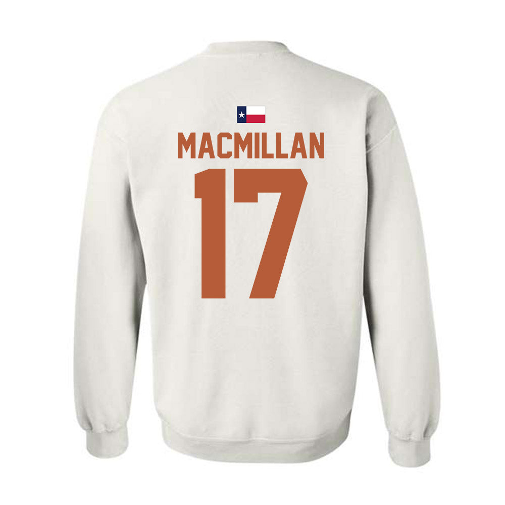 Texas - NCAA Women's Soccer : Molly MacMillan - Hook 'Em Crewneck Sweatshirt-1