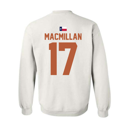 Texas - NCAA Women's Soccer : Molly MacMillan - Hook 'Em Crewneck Sweatshirt-1