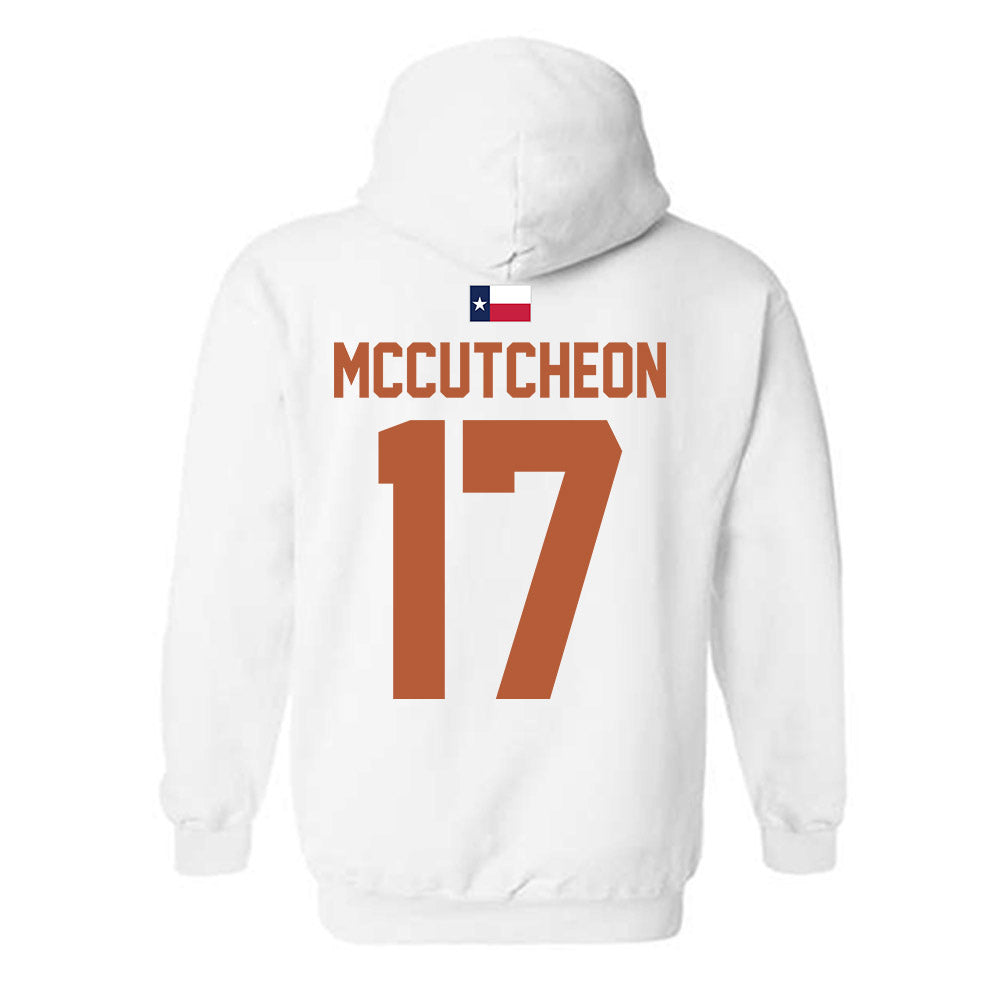 Texas - NCAA Football : Daylan Mccutcheon - Hook 'Em Hooded Sweatshirt-1