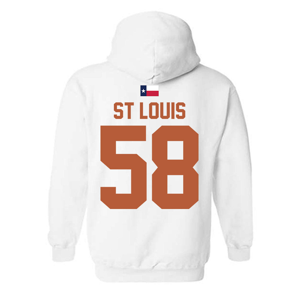 Texas - NCAA Football : Lance St Louis - Hook 'Em Hooded Sweatshirt-1