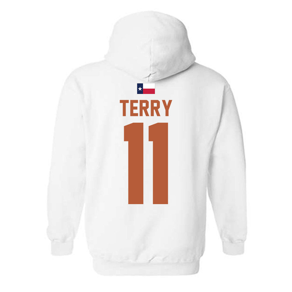 Texas - NCAA Football : Michael Terry - Hook 'Em Hooded Sweatshirt-1