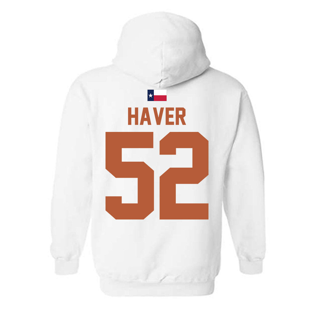 Texas - NCAA Football : Tate Haver - Hook 'Em Hooded Sweatshirt-1