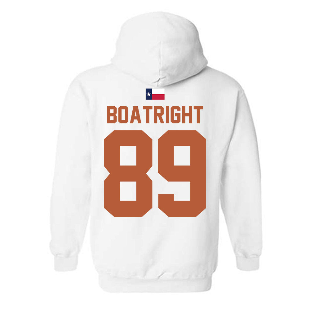 Texas - NCAA Football : Ty Boatright - Hook 'Em Hooded Sweatshirt-1