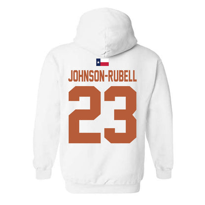 Texas - NCAA Football : Jordon Johnson-Rubell - Hook 'Em Hooded Sweatshirt-1