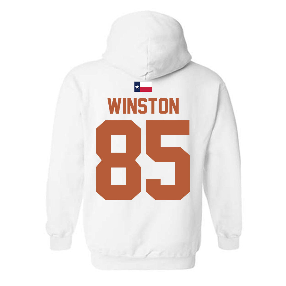 Texas - NCAA Football : Emaree Winston - Hook 'Em Hooded Sweatshirt-1