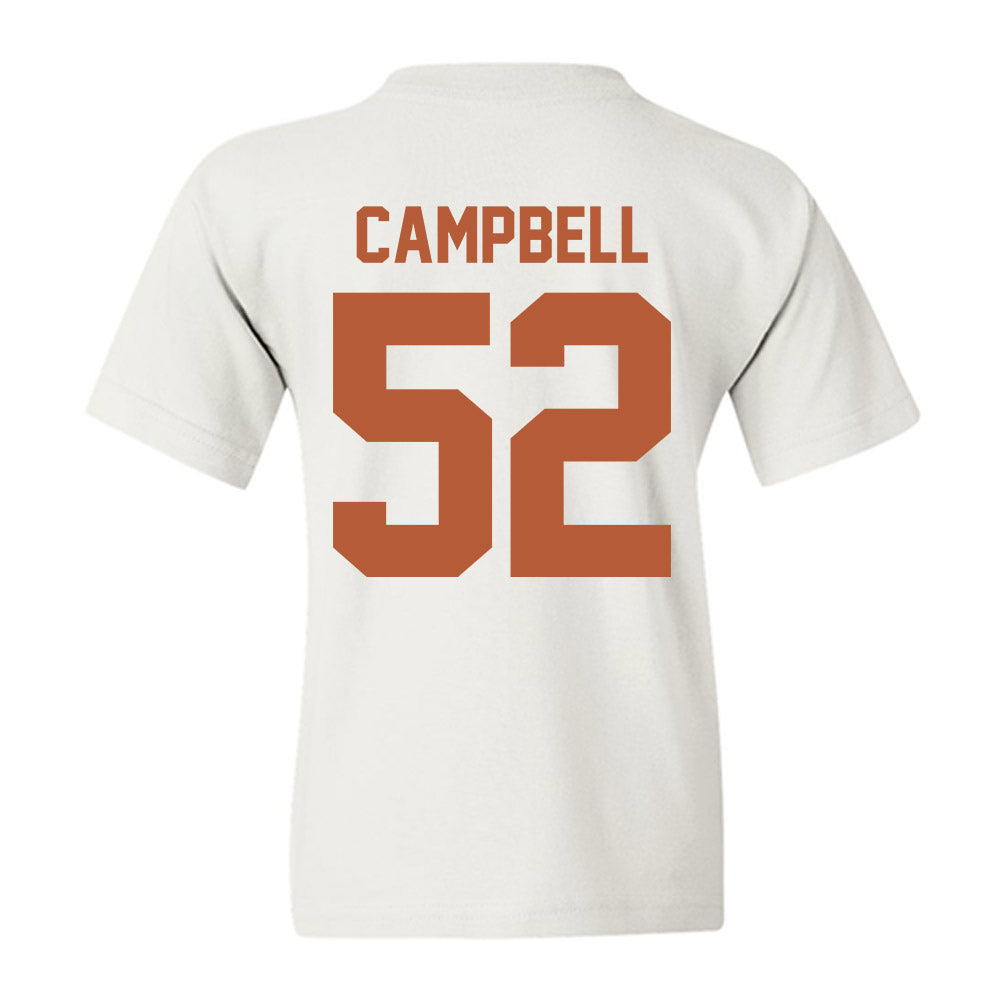 Texas - NCAA Football : Dj Campbell - Classic Shersey Youth T-Shirt-1