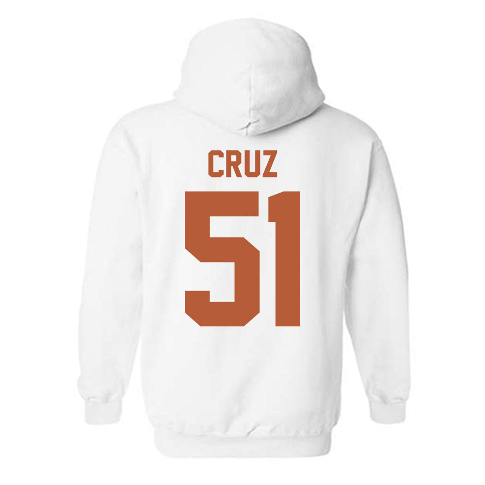 Texas - NCAA Football : Daniel Cruz - Classic Shersey Hooded Sweatshirt-1