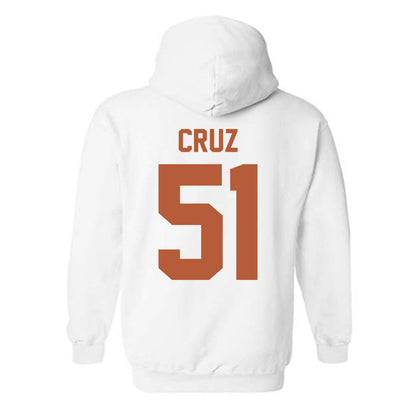 Texas - NCAA Football : Daniel Cruz - Classic Shersey Hooded Sweatshirt-1