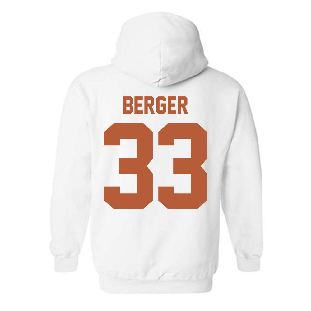 Texas - NCAA Football : Carson Berger - Classic Shersey Hooded Sweatshirt-1