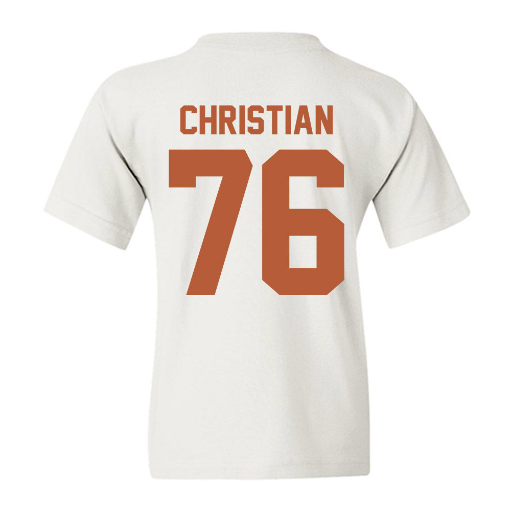 Texas - NCAA Football : Jackson Christian - Classic Shersey Youth T-Shirt-1