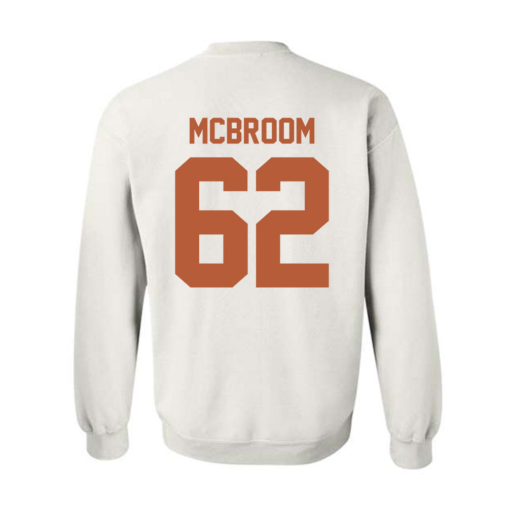 Texas - NCAA Football : Rick Mcbroom - Classic Shersey Crewneck Sweatshirt-1