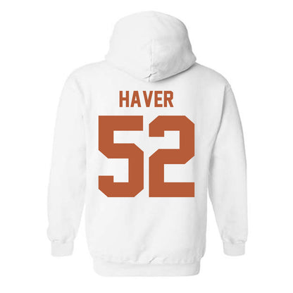 Texas - NCAA Football : Tate Haver - Classic Shersey Hooded Sweatshirt-1