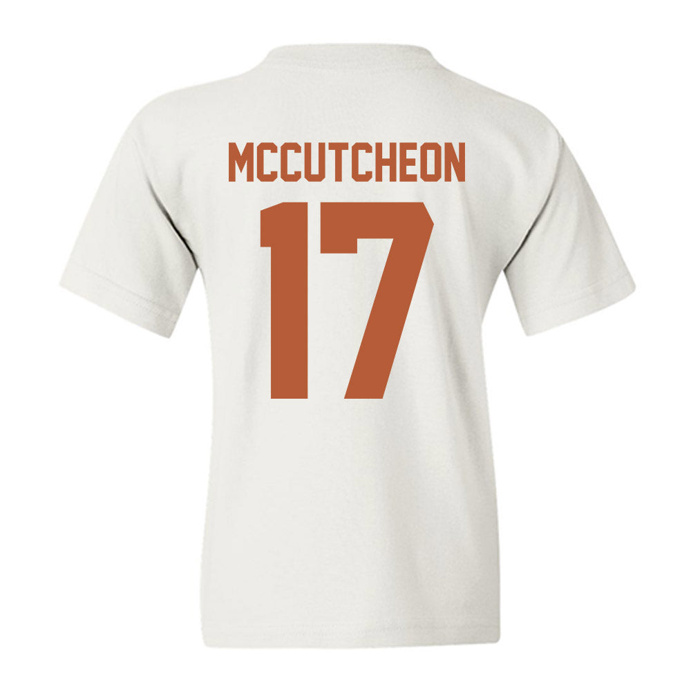 Texas - NCAA Football : Daylan Mccutcheon - Classic Shersey Youth T-Shirt-1