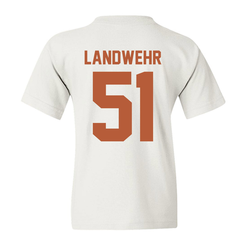 Texas - NCAA Football : Marshall Landwehr - Classic Shersey Youth T-Shirt-1