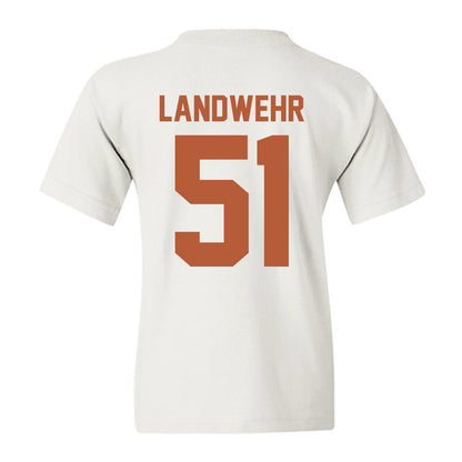 Texas - NCAA Football : Marshall Landwehr - Classic Shersey Youth T-Shirt-1