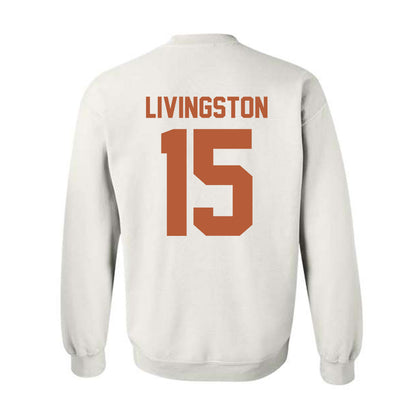 Texas - NCAA Baseball : Josh Livingston - Classic Shersey Crewneck Sweatshirt-1