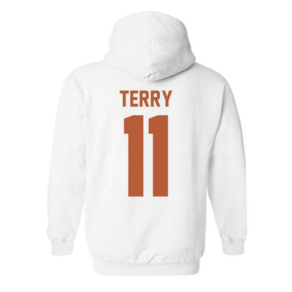 Texas - NCAA Football : Michael Terry - Classic Shersey Hooded Sweatshirt-1