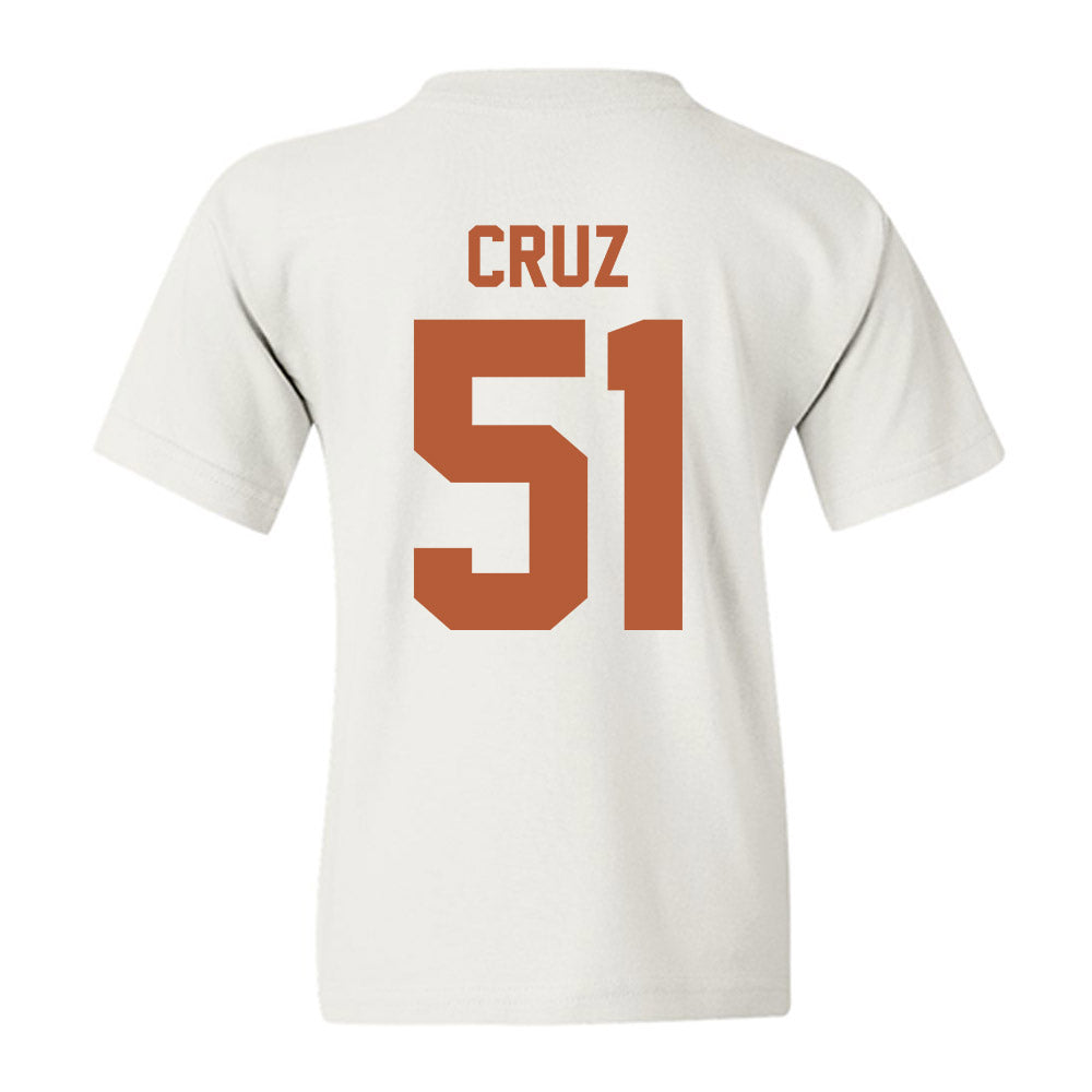 Texas - NCAA Football : Daniel Cruz - Classic Shersey Youth T-Shirt-1