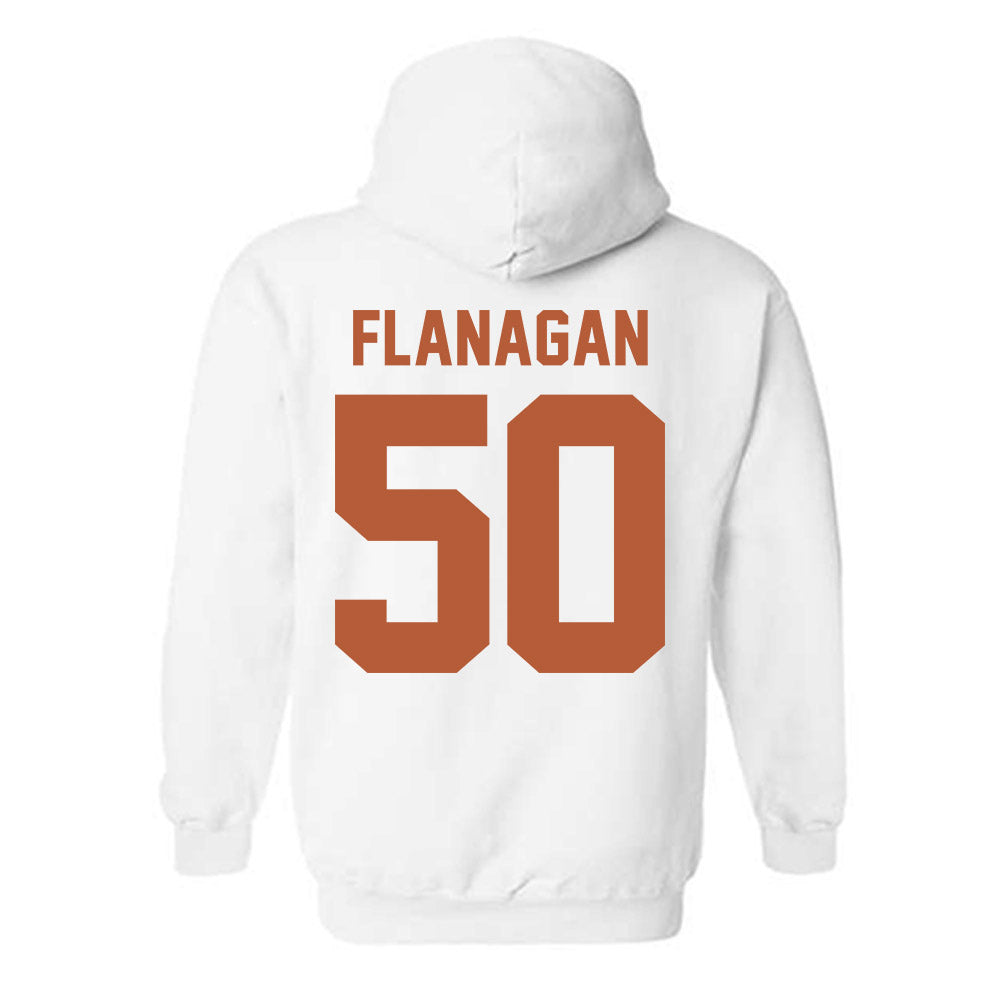Texas - NCAA Football : Michael Flanagan - Classic Shersey Hooded Sweatshirt-1