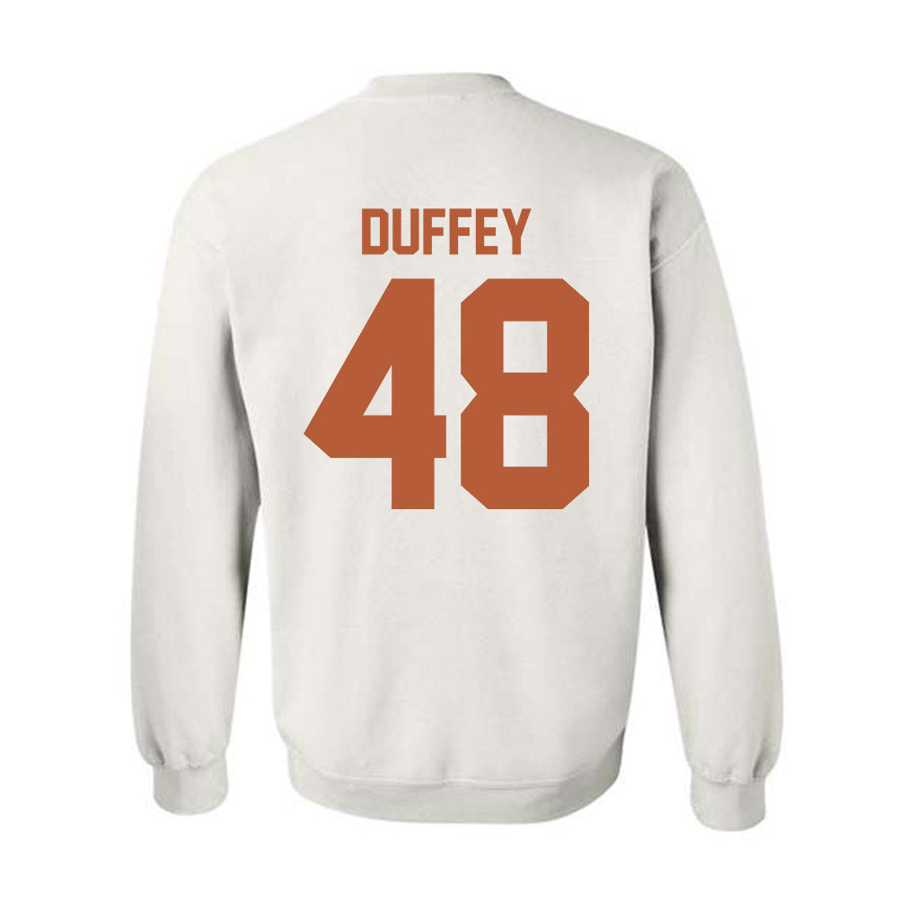 Texas - NCAA Football : Jackson Duffey - Classic Shersey Crewneck Sweatshirt-1