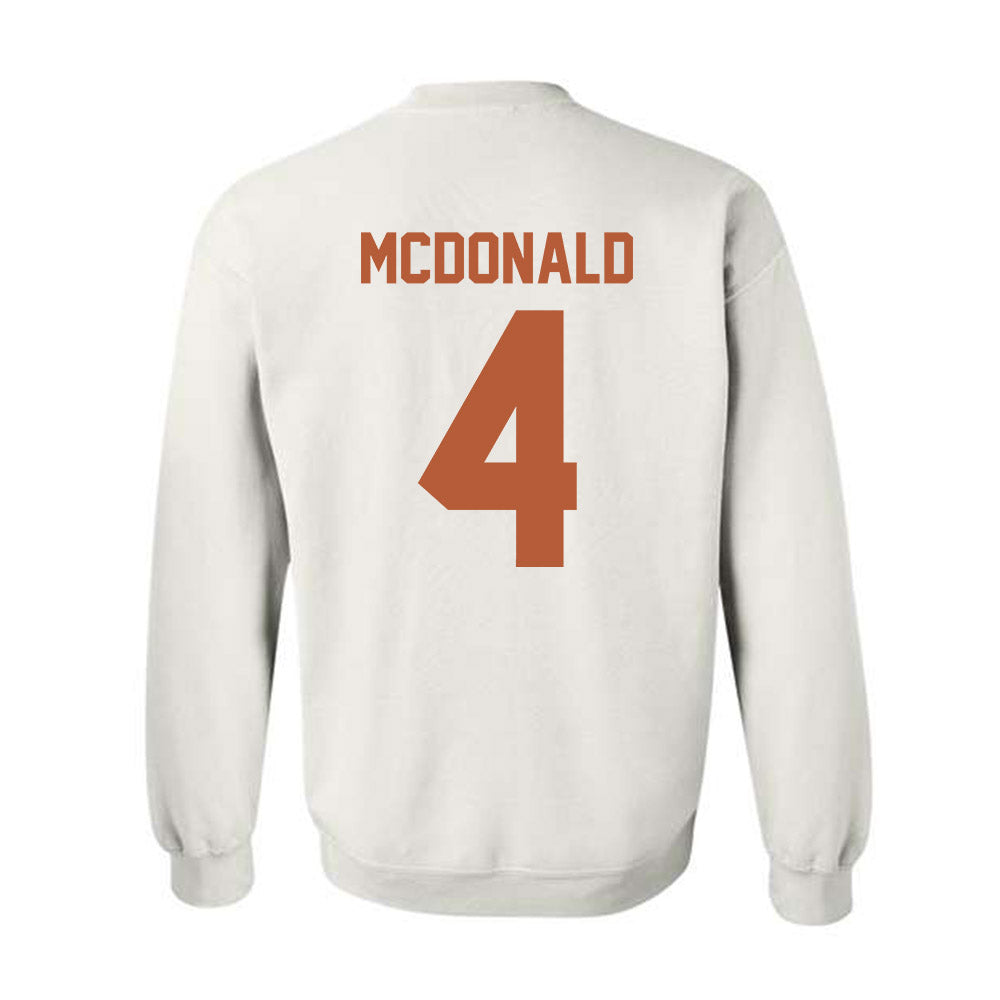 Texas - NCAA Football : Jelani Mcdonald - Classic Shersey Crewneck Sweatshirt-1