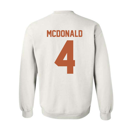 Texas - NCAA Football : Jelani Mcdonald - Classic Shersey Crewneck Sweatshirt-1