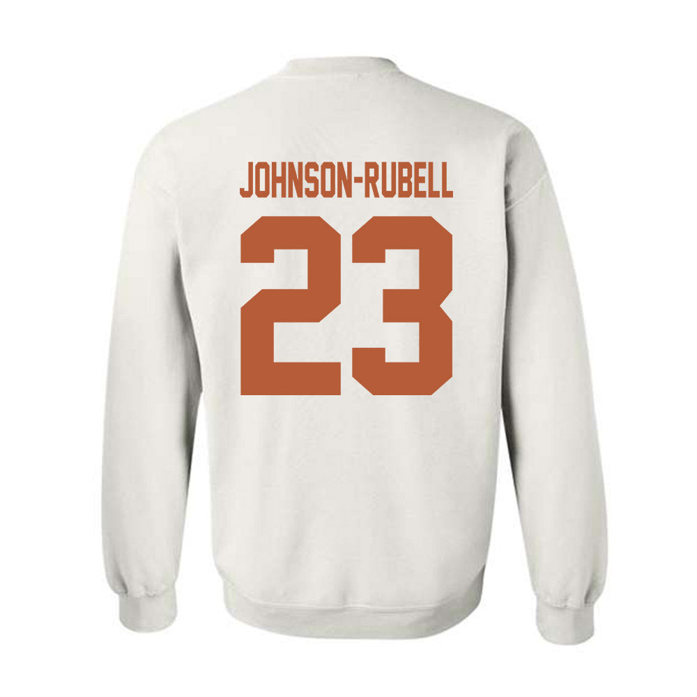 Texas - NCAA Football : Jordon Johnson-Rubell - Classic Shersey Crewneck Sweatshirt-1