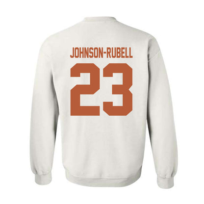 Texas - NCAA Football : Jordon Johnson-Rubell - Classic Shersey Crewneck Sweatshirt-1