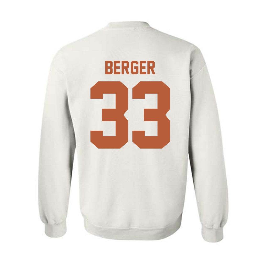 Texas - NCAA Football : Carson Berger - Classic Shersey Crewneck Sweatshirt-1