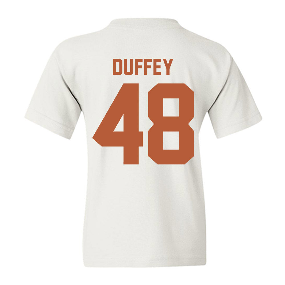 Texas - NCAA Football : Jackson Duffey - Classic Shersey Youth T-Shirt-1