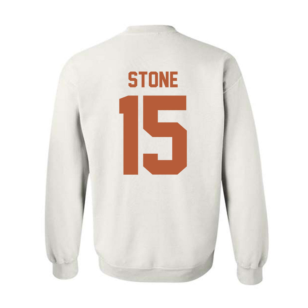 Texas - NCAA Football : Will Stone - Classic Shersey Crewneck Sweatshirt-1