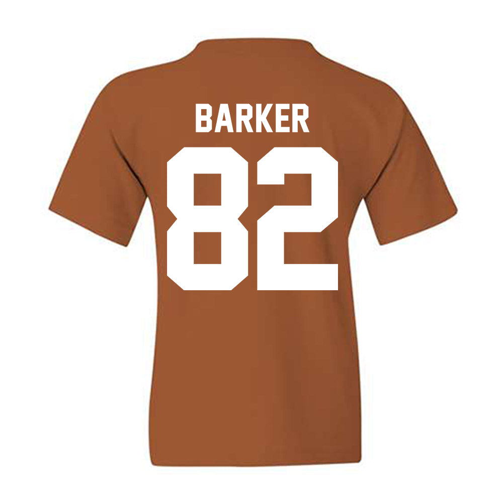 Texas - NCAA Football : Ridge Barker - Classic Shersey Youth T-Shirt-1