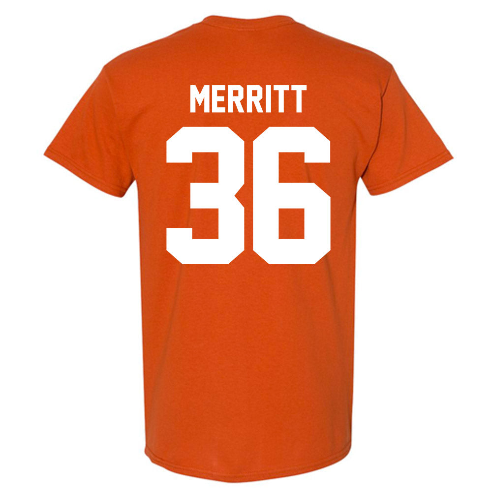 Texas - NCAA Football : Quinn Merritt - Classic Shersey T-Shirt-1