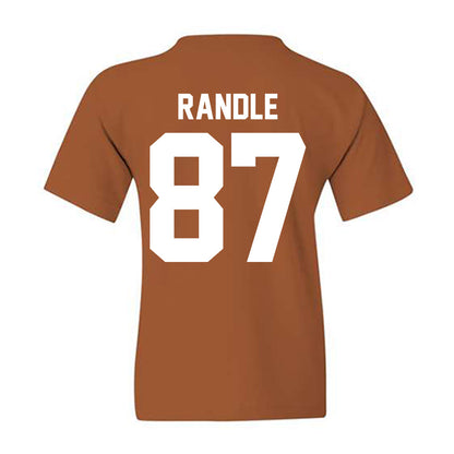 Texas - NCAA Football : Will Randle - Classic Shersey Youth T-Shirt-1